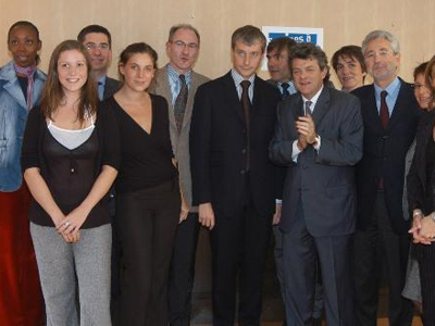 Tout l'équipe autour de Jean-Louis Broloo, initiateur du projet